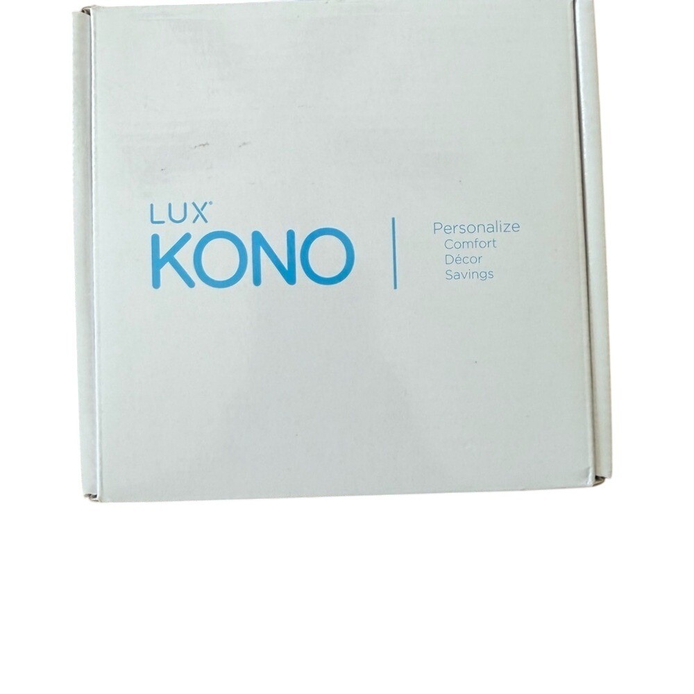 LUX KONO Smart Wi-Fi Programmable Thermostat Black KN-S-AMZ-004 NEW